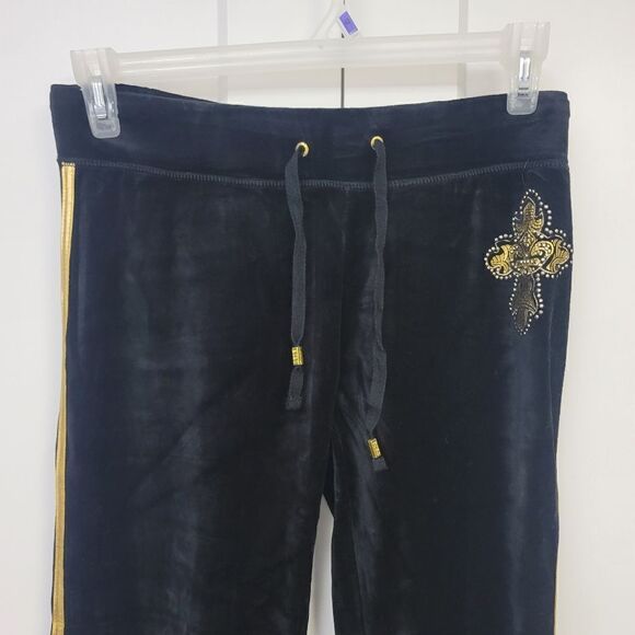 Bcbgmaxazria velour two-piece track suit, medium - Picture 11 of 15